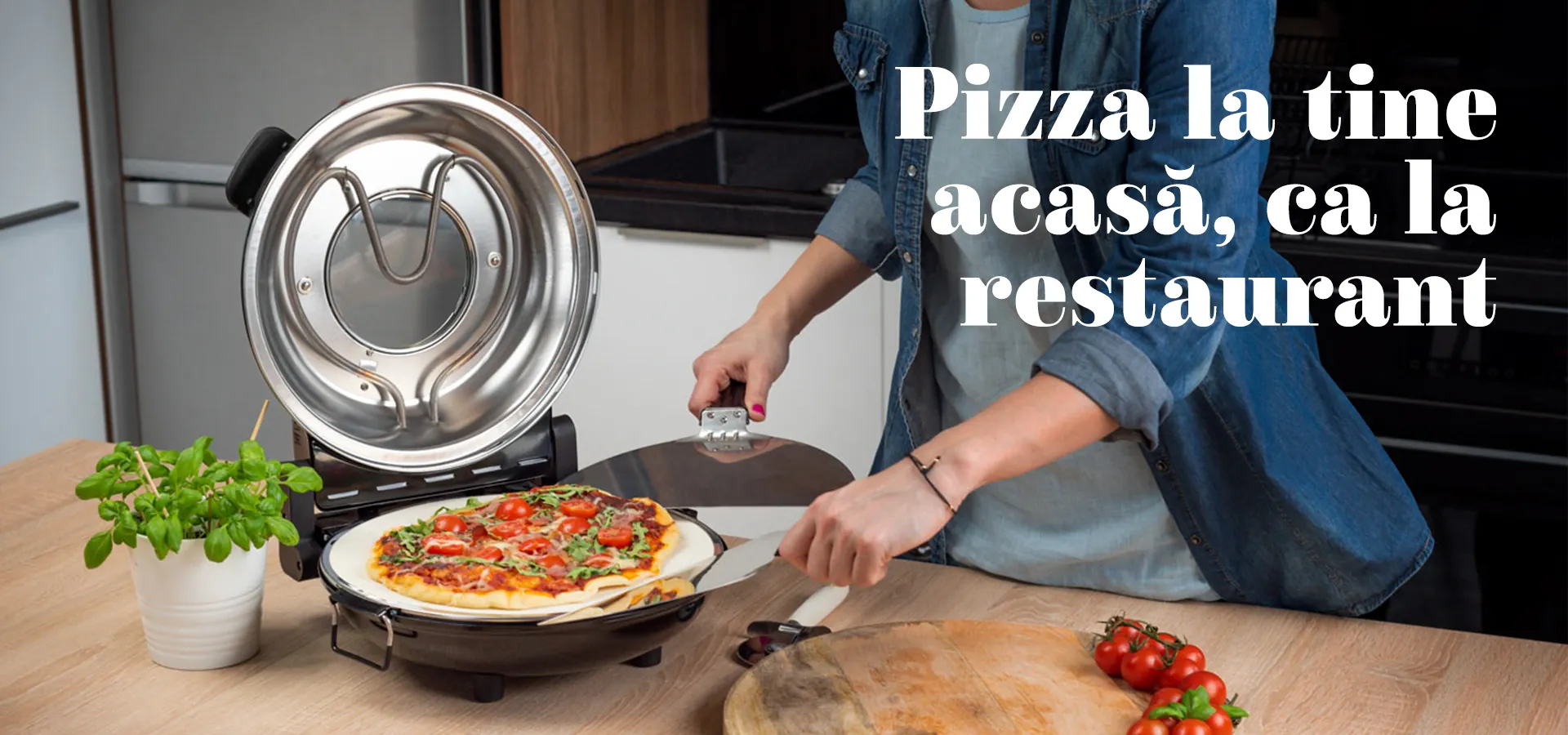 Aparat preparare pizza TEESA SUPREME Aparat preparare pizza TEESA SUPREME