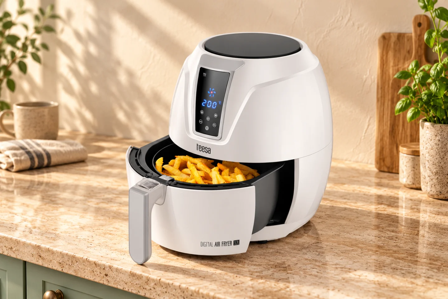 Airfryer digital Teesa, 3,2 l