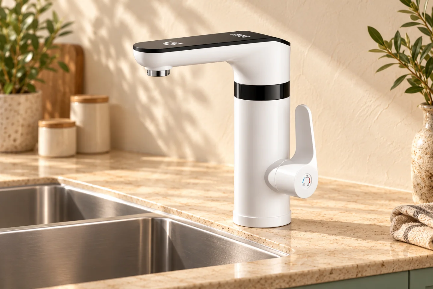 Robinet instant Teesa pentru apa calda, 3500 W