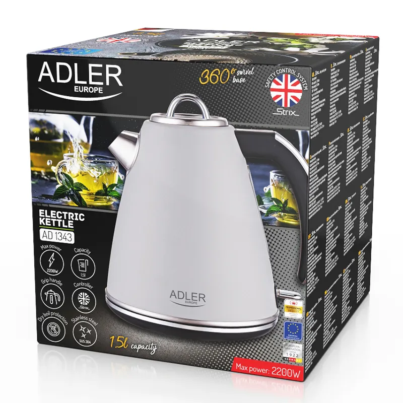 Fierbator Electric 1.5L Metal Strix Adler