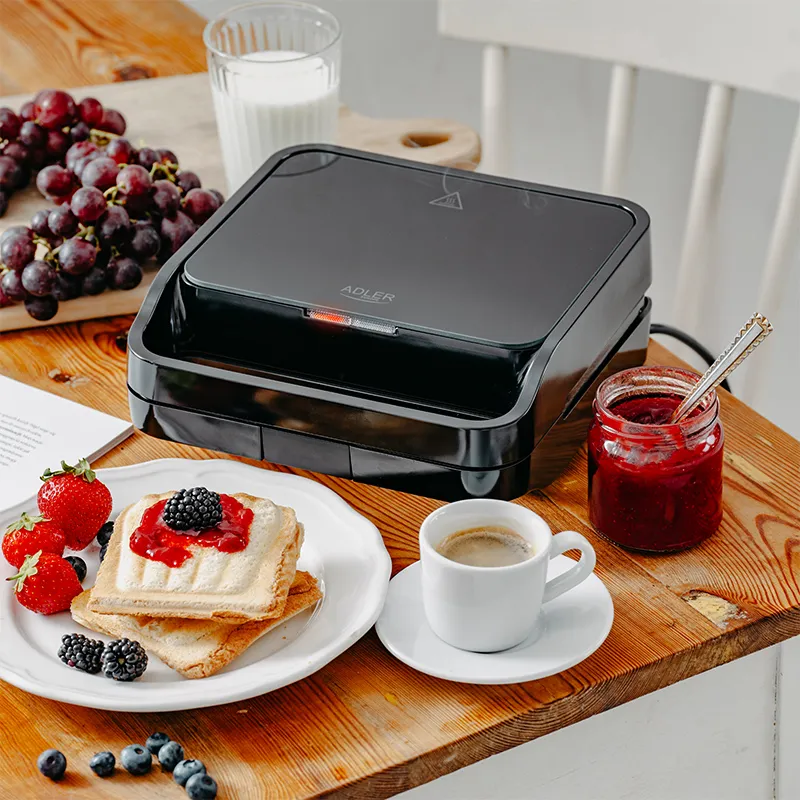 Sandwich Maker 2 in 1 AD 3070 Negru Adler