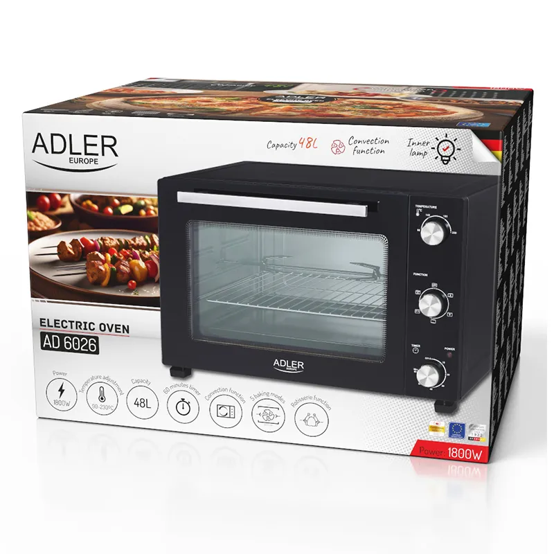 Cuptor electric 48 l Adler AD 6026, 1800 W