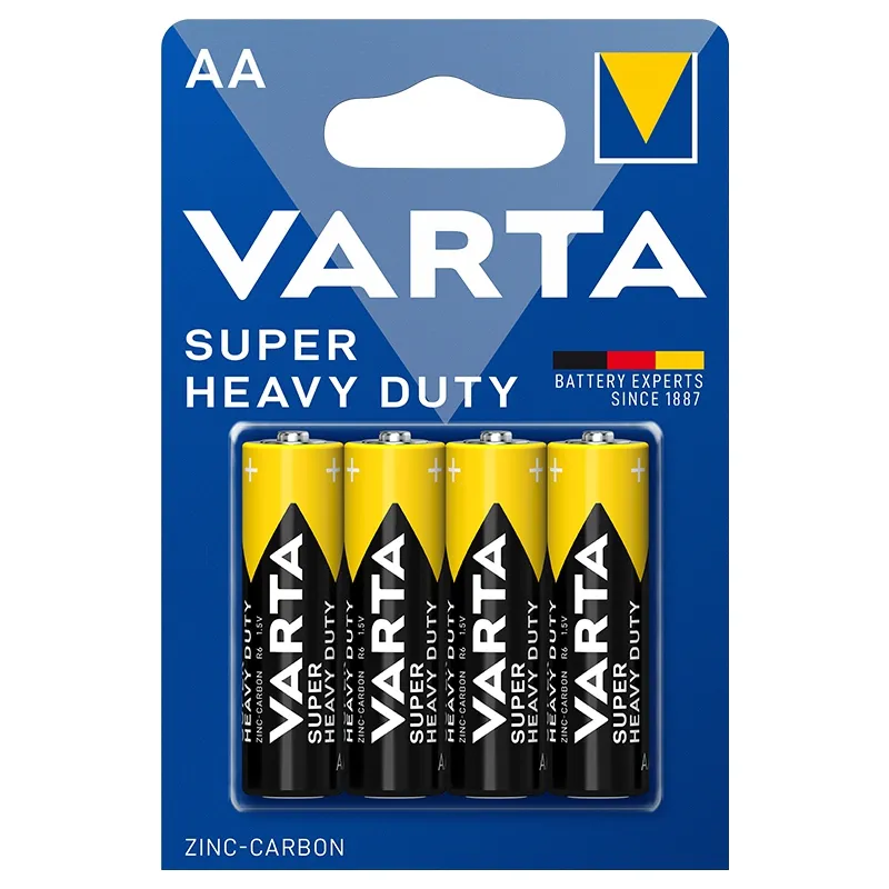 Baterie Super Heavy Duty R06 Bl 4 Buc Varta