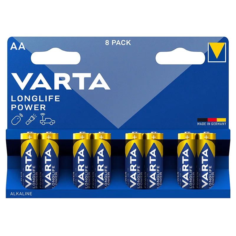 Baterie Alcalina LR06 Longlife Power Blister 8BUC Varta
