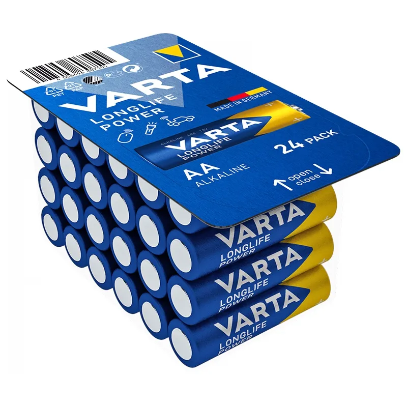 Baterie Alcalina Longlife Power LR06 24 Varta
