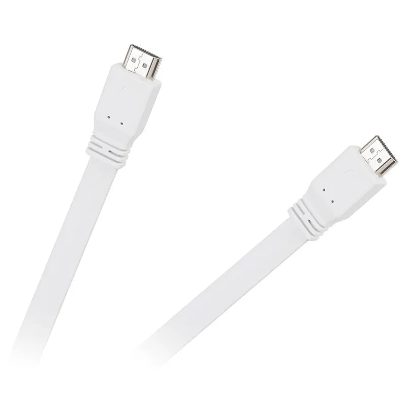Cablu HDMI - HDMI Alb Plat V1.4 1.8M Cabletech