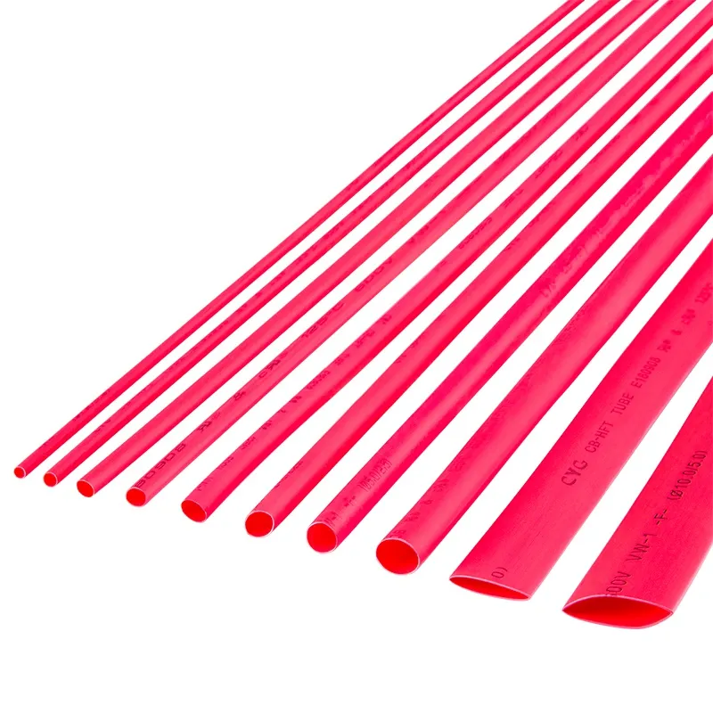 Tub Termocontractabil 3.5MM/1M Rosu Set 10 Buc