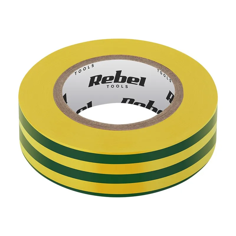 Banda Izolatoare 0.13X19X10YD Verde/Galben