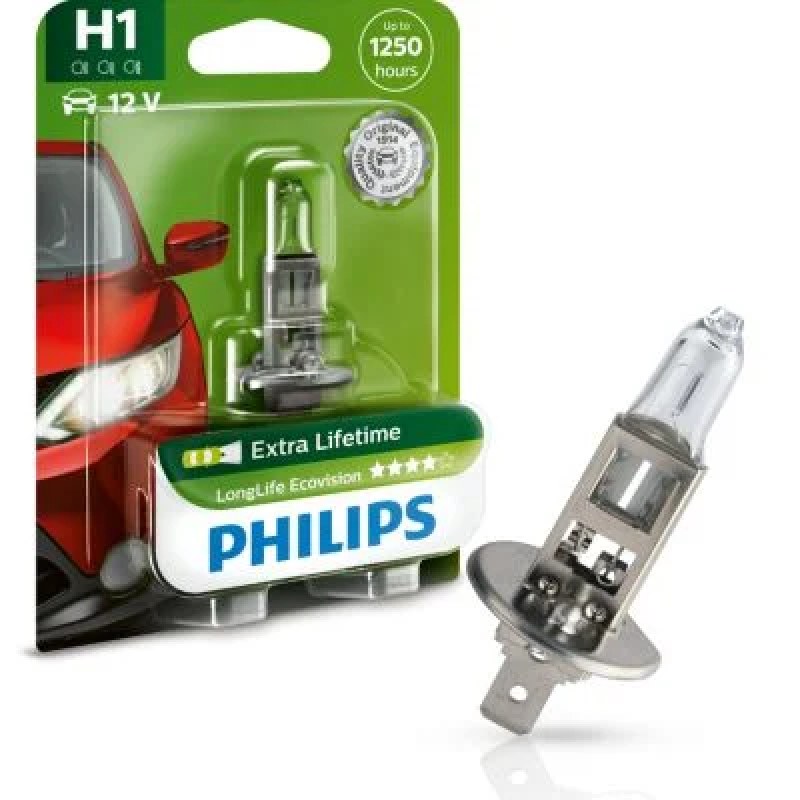 Bec auto H1 LongLife EcoVision Philips 12258LLECOB1