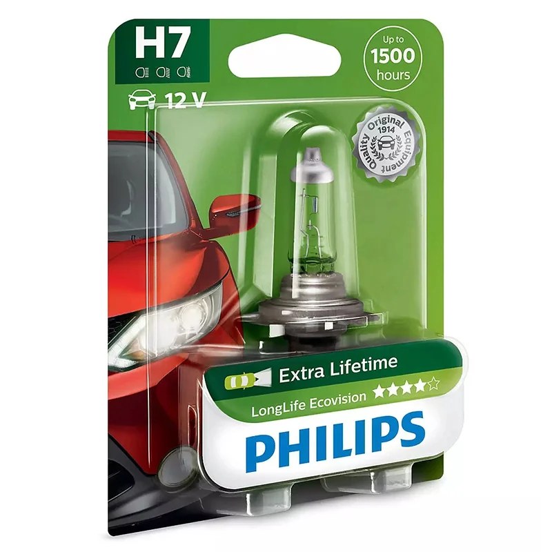 Bec auto H7 LongLife EcoVision Philips 12 V 55 W