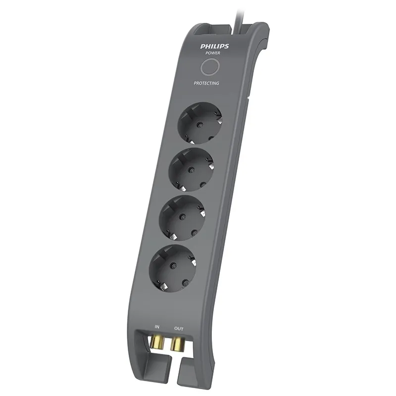 Prelungitor Surge Protector 4 Prize Philips