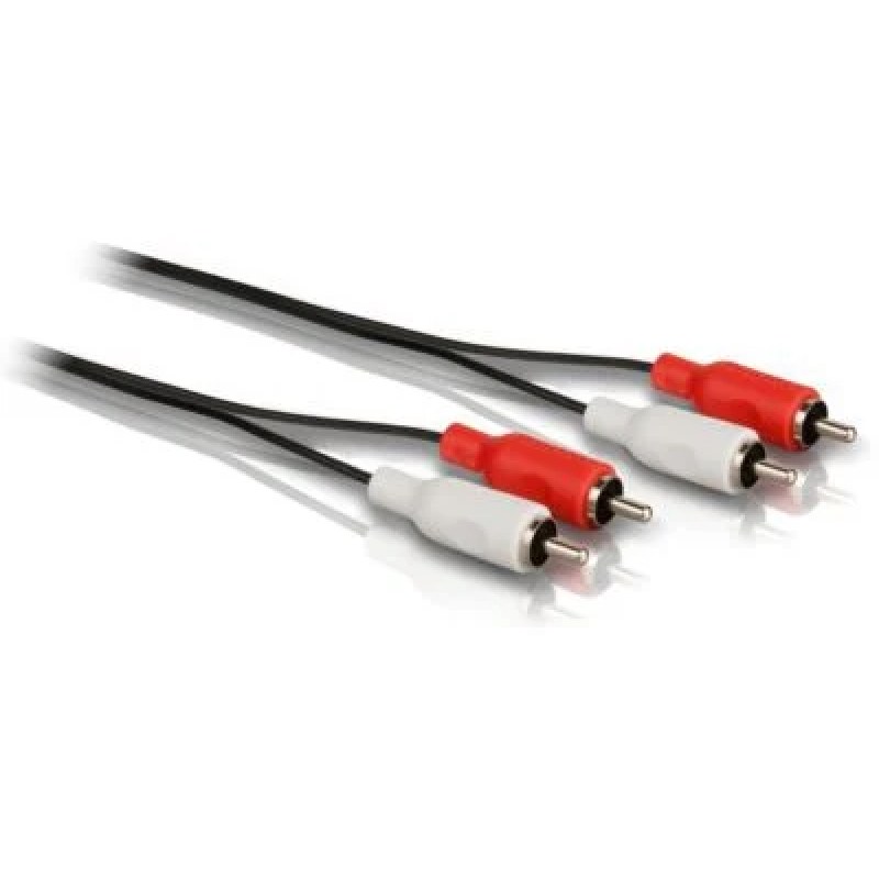 Cablu audio stereo 2 RCA tata - 2 RCA tata 1,5 m Philips