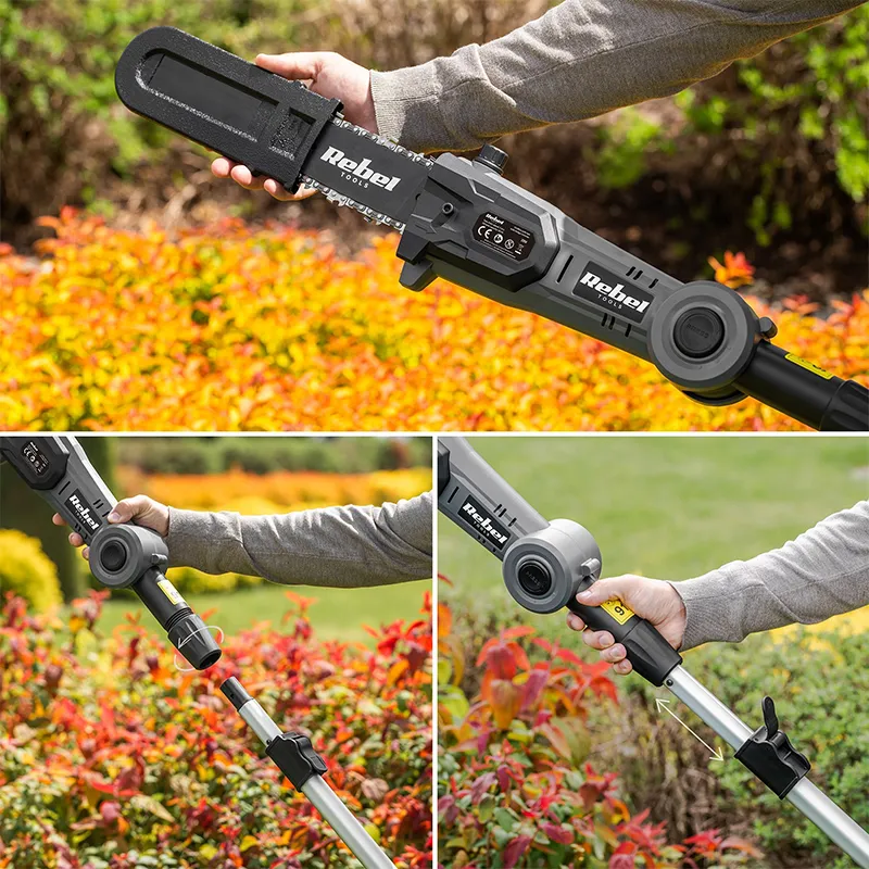 Trimmer Gard Viu Telescopic + Drujba 20V fara Acc Rebel