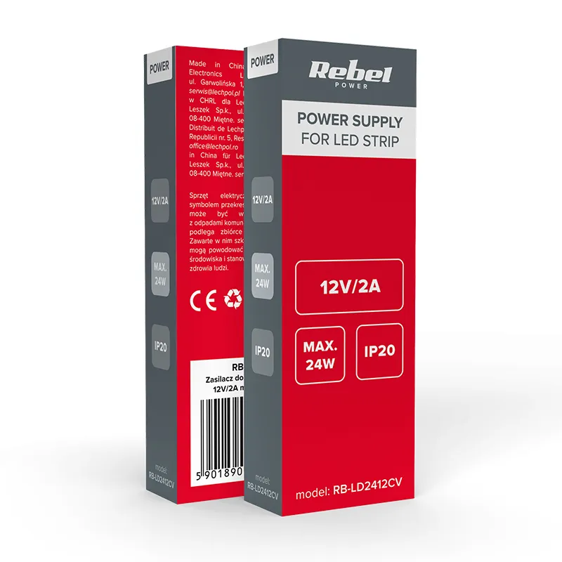 Alimentator Banda LED IP20 12V 2A 24W Rebel