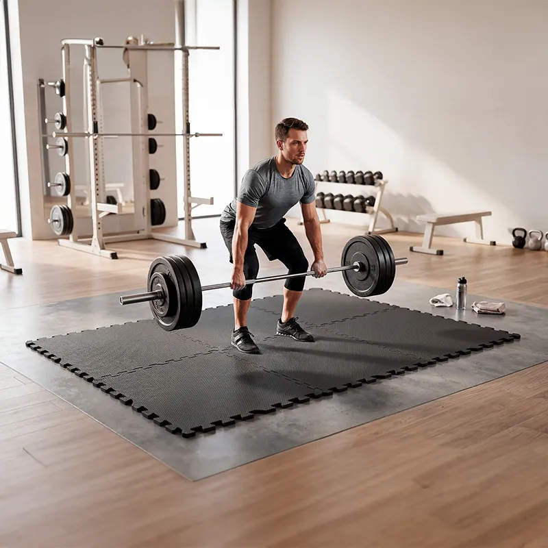 Saltea Fitness Puzzle 4 Piese 60X60CM Rebel Active