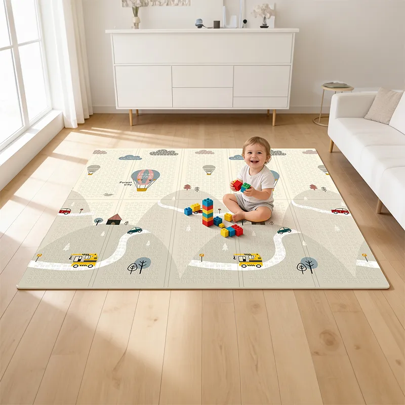 Covoras de Joaca Bebelusi 200X180CM Masini Rebel
