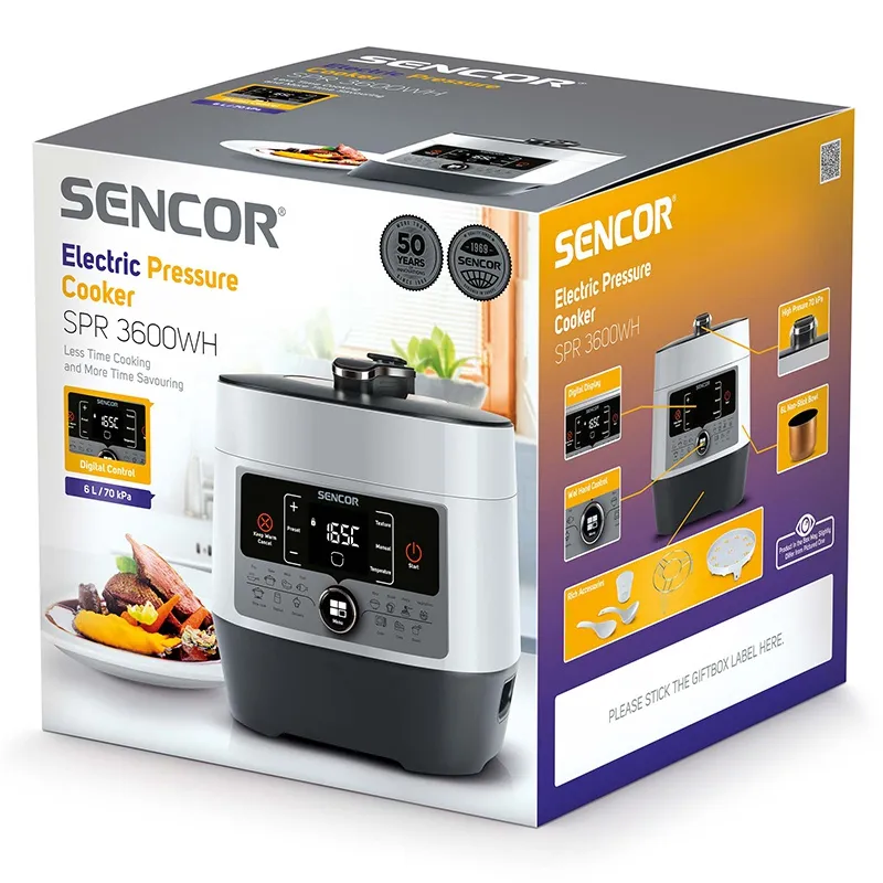Oala electrica sub presiune Sencor SPR 3600WH, 1000 W, 5,7 l