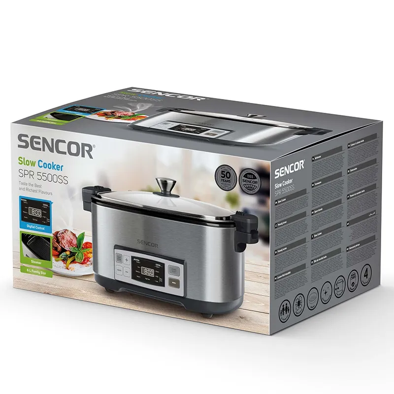 Slow cooker Sencor SPR 5500SS, 6 l