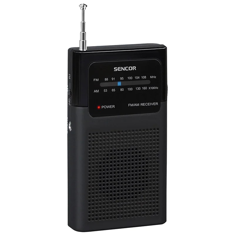 Radio portabil de buzunar Sencor SRD 1100 B, negru