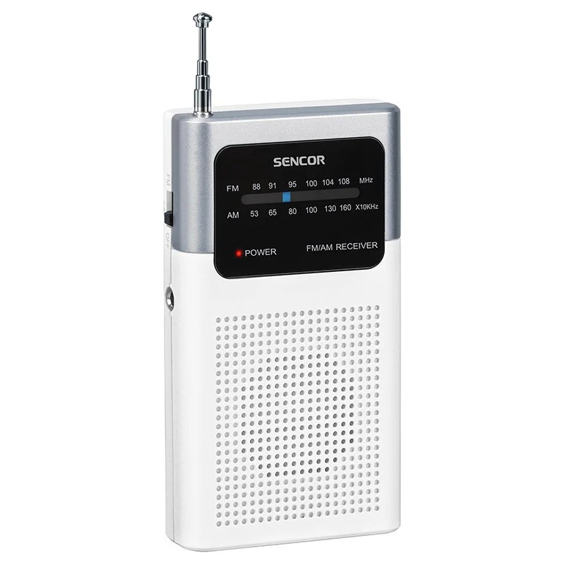 Radio portabil FM/AM Sencor SRD 1100 W, alb