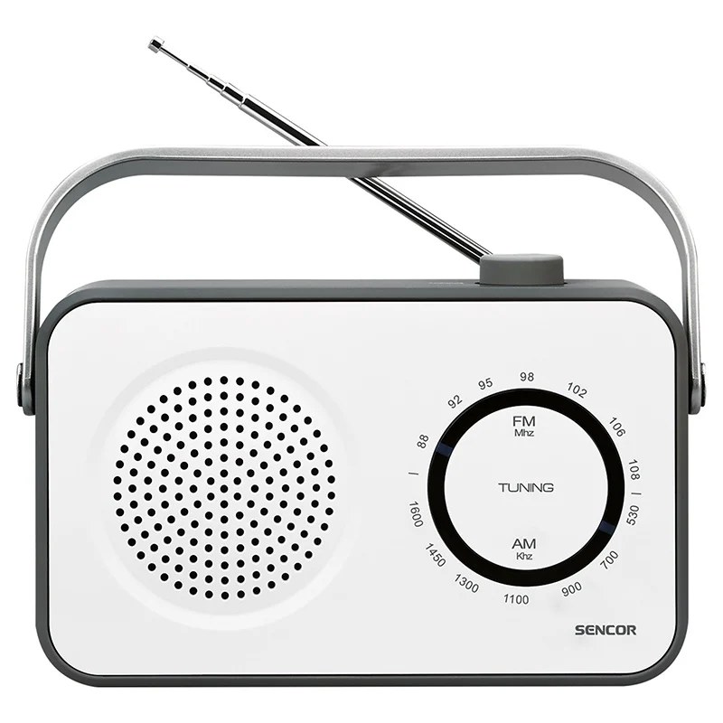 Radio portabil AM/FM Sencor SRD 2100 W alb
