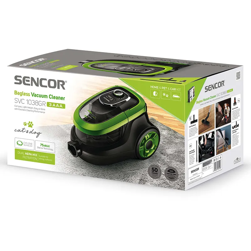 Aspirator fara sac Sencor SVC 1038GR 750 W