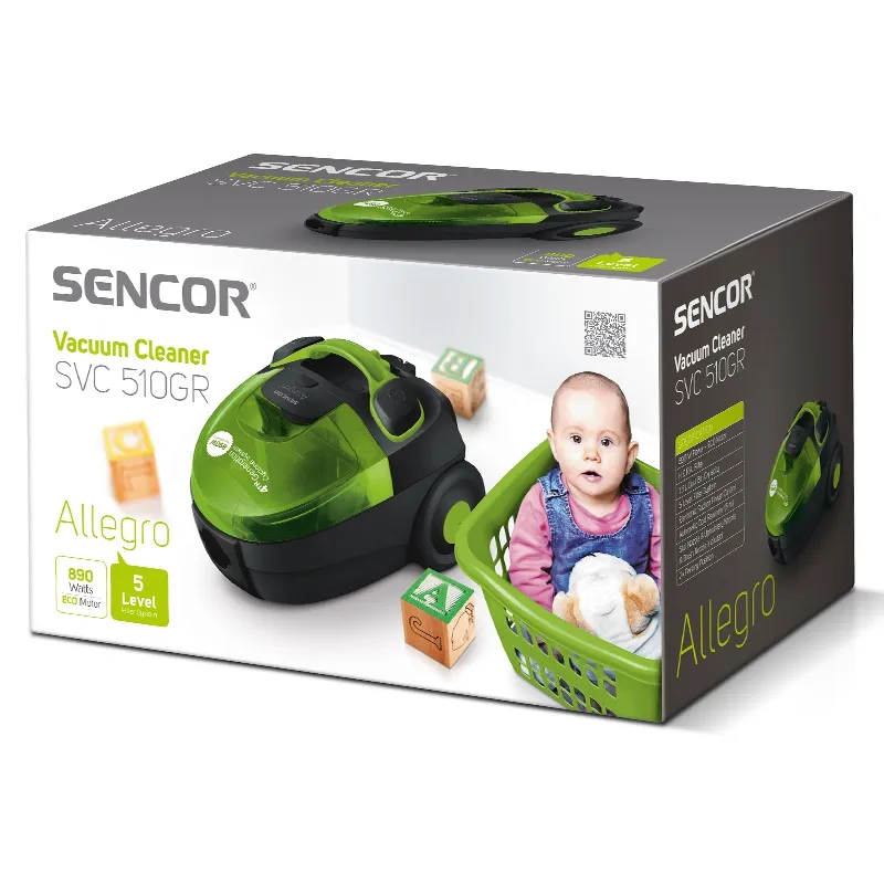 Aspirator fara sac Sencor SVC 510GR-EUE2