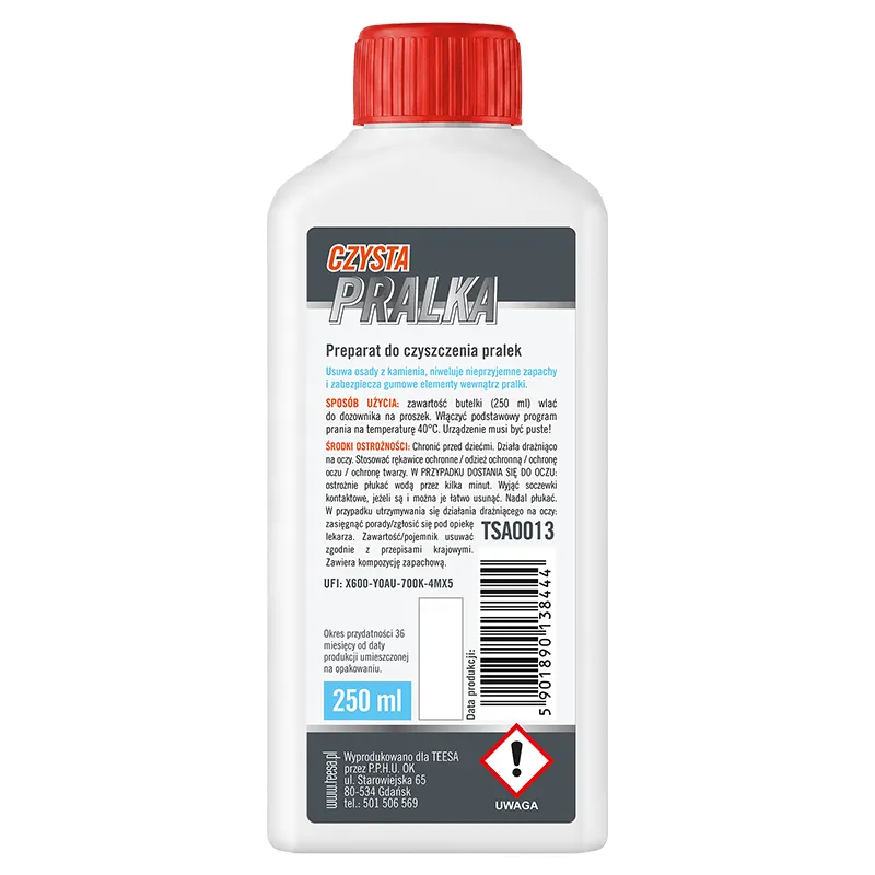 Solutie Curatare Masina de Spalat Rufe 250ML Teesa