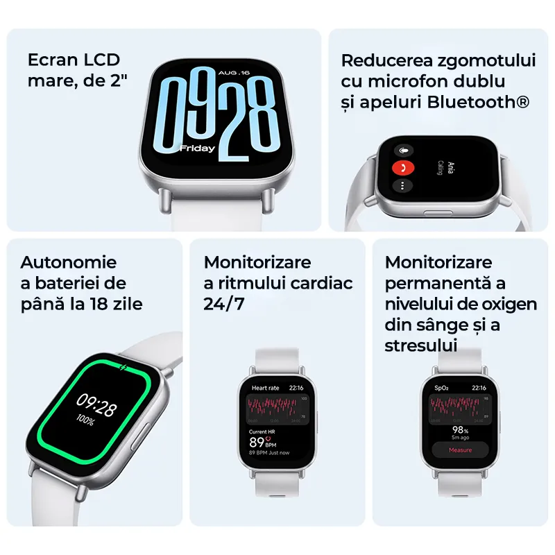 Xiaomi Redmi Watch 5 Active Negru