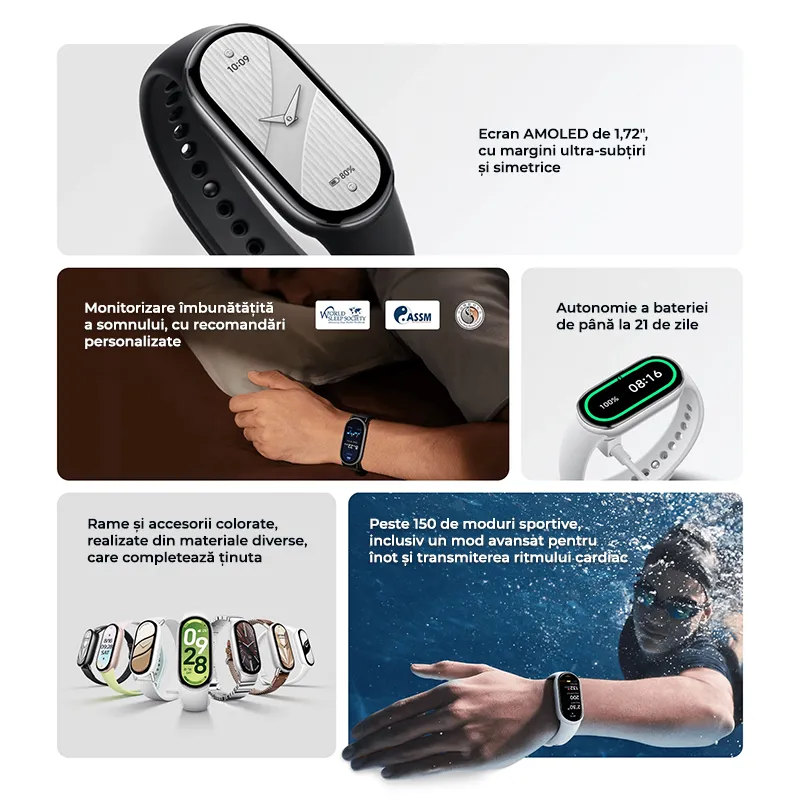 Xiaomi Smart Band 10 Amoled 5 Atm