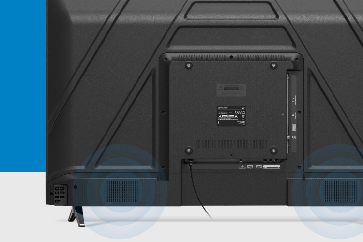 Difuzoare de 2x 8W Televizor cu sunet de calitate