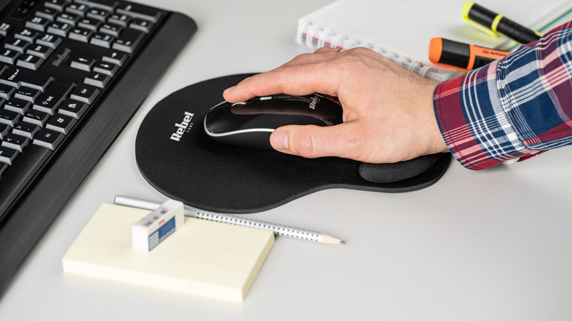 Mouse pad cu gel Rebel Comp Mouse pad cu gel