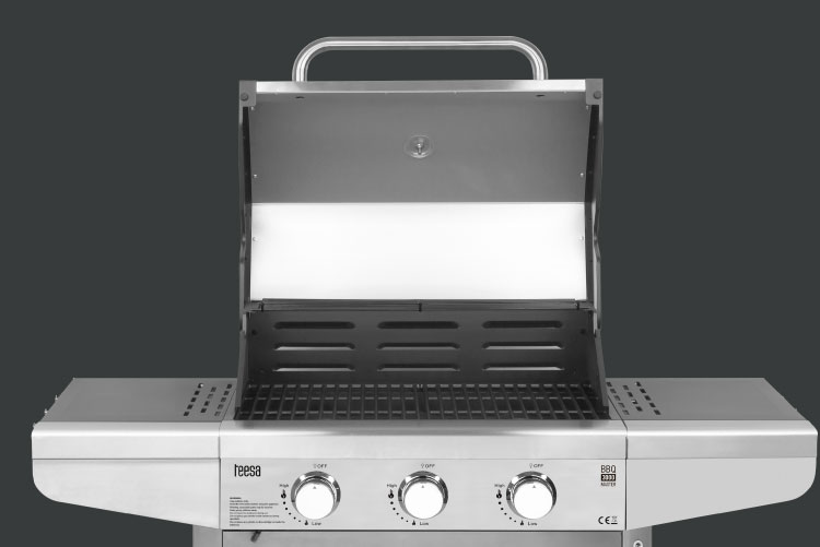 Grill gaz Teesa din otel inoxidabil Grill gaz Teesa din otel inoxidabil