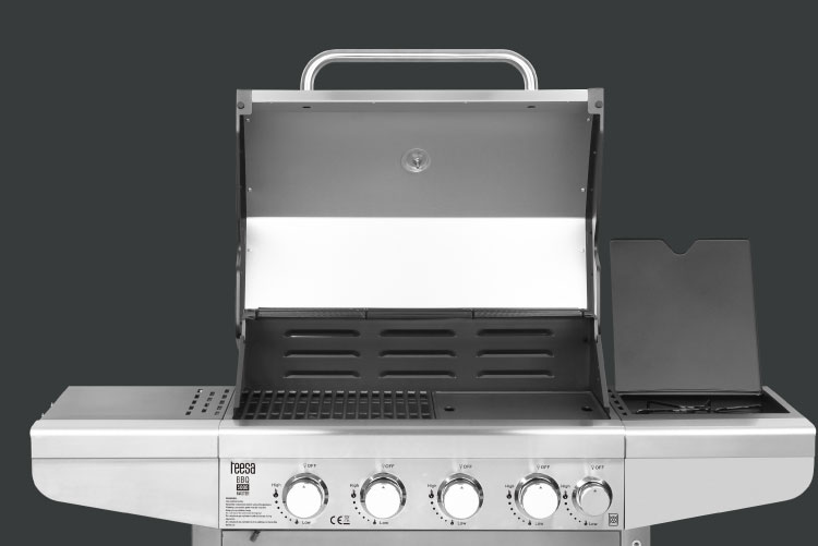 Grill gaz Teesa din otel inoxidabil Grill gaz Teesa din otel inoxidabil
