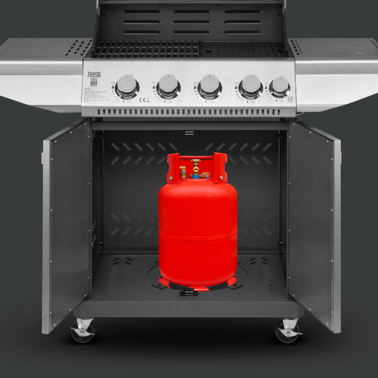 Spatiu pentru butelii Grill gaz cu spatiu pentru butelii