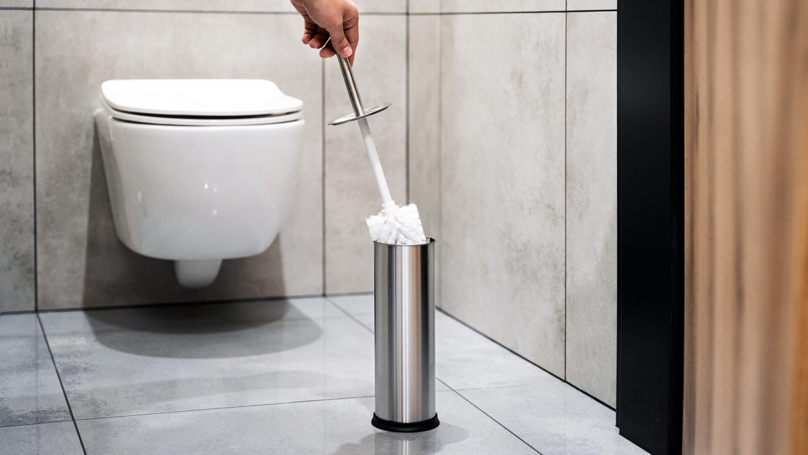 Perie WC cu suport inox Perie WC cu suport inox Teesa