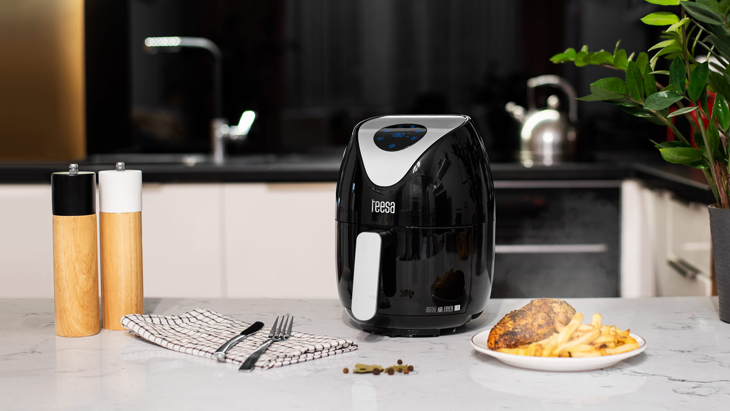 Friteuza cu aer TEESA DIGITAL AIR FRYER 1,8l Friteuza cu aer