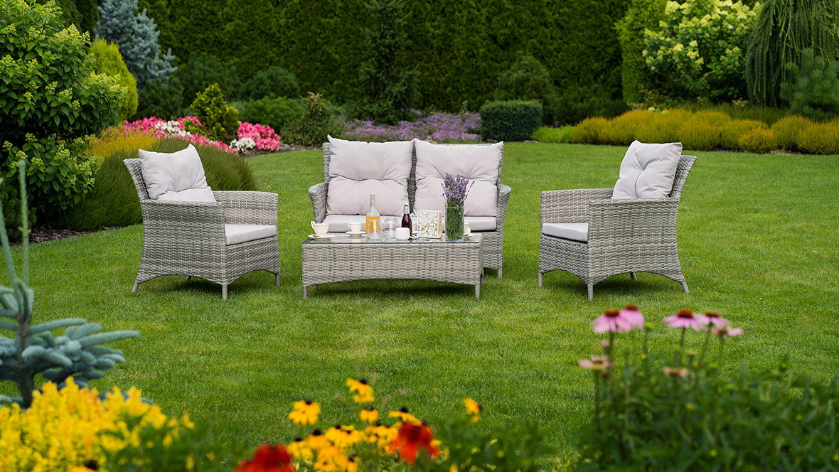 Set mobilier gradina din tehnoratan LILY 1 Teesa Set mobilier gradina din tehnoratan LILY 1 Teesa