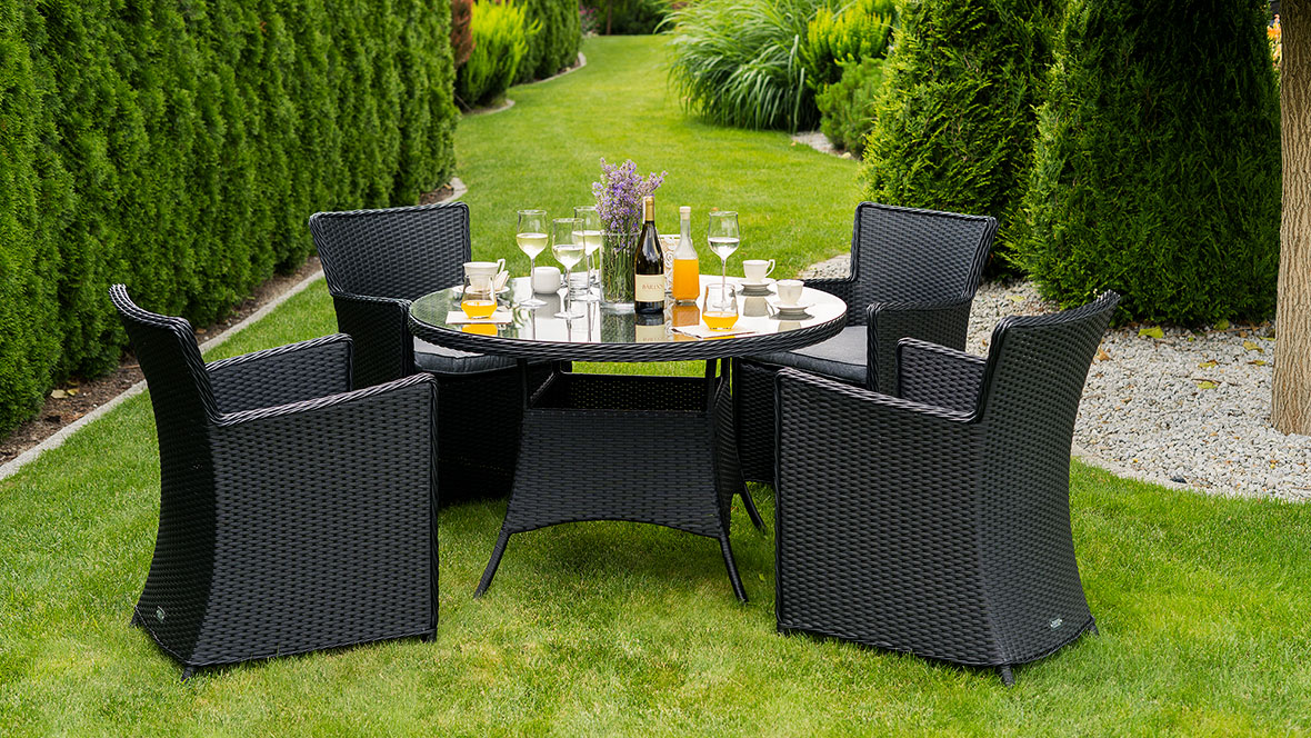 Set mobilier gradina din tehnoratan Amber 2 Teesa Set mobilier gradina din tehnoratan Amber 2 Teesa