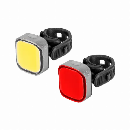 Set lumini bicicleta fata spate USB