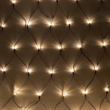 Plasa de lumini LED Rebel pentru exterior, 2 x 1,5 m, alb cald