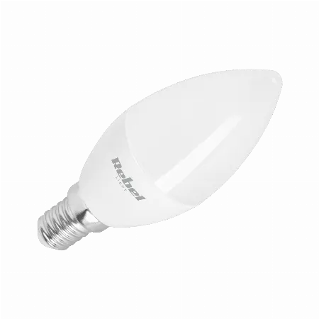 Bec LED E14 lumanare Rebel 4,9 W, 470 lm, 3000 K, alb cald