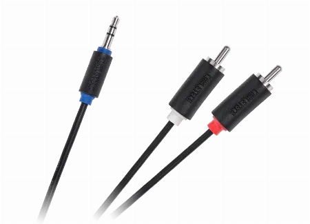 Cablu Jack 3,5 mm - 2 x RCA 1,8 m Cabletech Standard