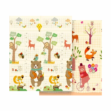 Covoras de Joaca Bebelusi 180X150CM Animale Rebel