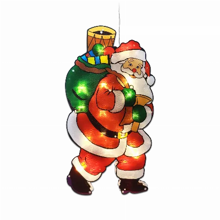 Decoratiune luminoasa Mos Craciun cu LED