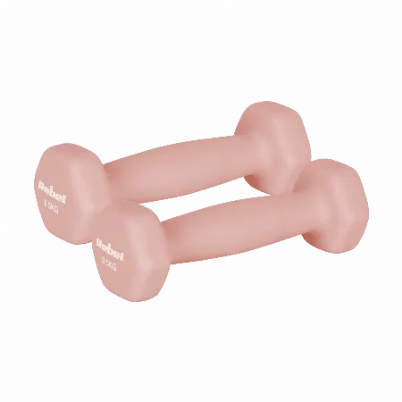 Gantere fonta neopren HEX 2 x 0,5 kg Rebel Active