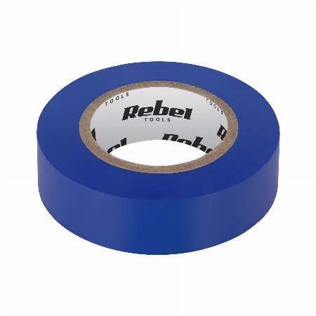 Banda izolatoare adeziva REBEL 0,13 mm x 19 mm x 10 yd albastra