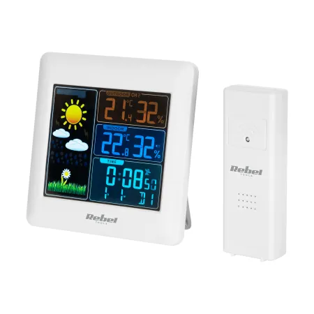 Statie Meteo Wireless cu Senzor Exterior Rebel