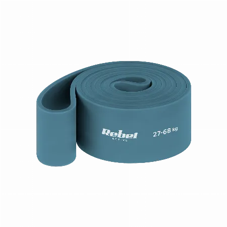 Banda elastica latex Power Band PL-6 Rebel Active, albastra, 27-68 kg