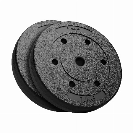 Set discuri de greutate bituminoase 2 x 15 kg Rebel Active